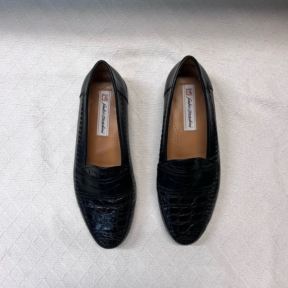 Sandro Moscoloni Black Loafers - Picture 1 of 5